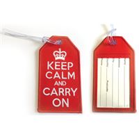 KEEP CALM AND CARRY ON Baggage Tag