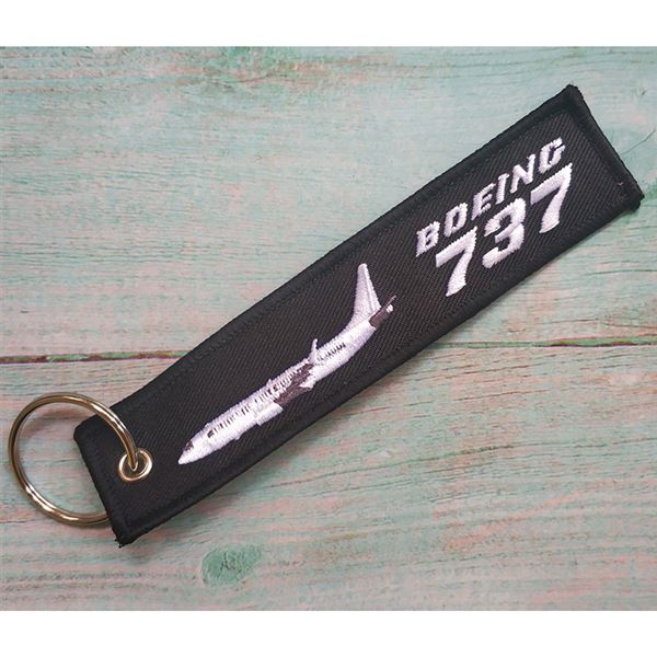 Key Ring BOEING black