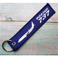 Keyring BOEING 737 blue