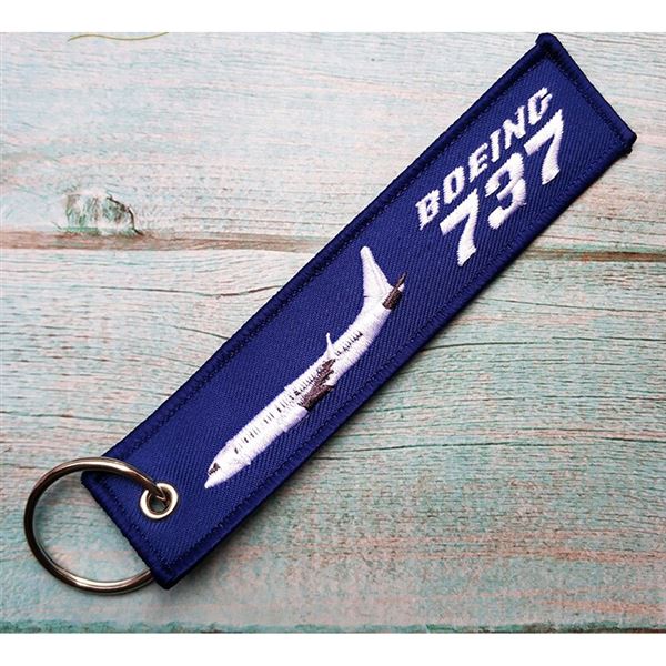 Key Ring BOEING blue