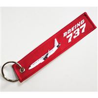 Key Ring BOEING red