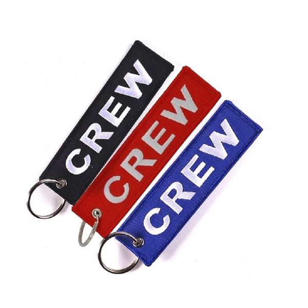 Key Ring “CREW” black