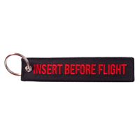 Keyring INSERT BEFORE FLIGHT black