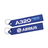 Klíčenka A320 neo / AIRBUS logo modrá