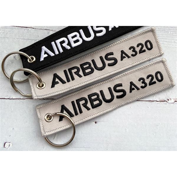 Klíčenka AIRBUS A320 béžová