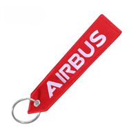 Klíčenka AIRBUS červená