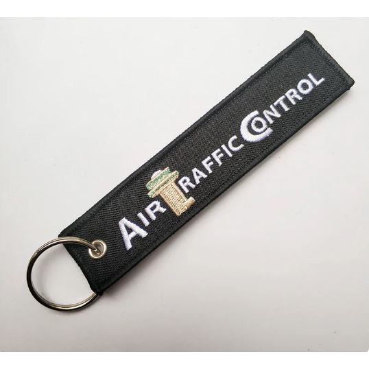 Key Ring “AIR TRAFFIC CONTROL” black