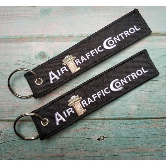 Key Ring “AIR TRAFFIC CONTROL” black