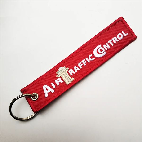 Key Ring “AIR TRAFFIC CONTROL” red