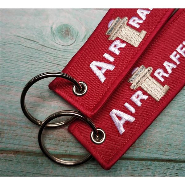 Key Ring “AIR TRAFFIC CONTROL” red