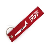 Keyring BOEING 737 plane red Keyring BOEING 737 plane red