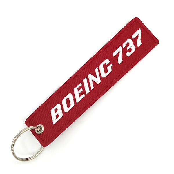 Keyring BOEING 737 red
