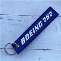 Keyring BOEING 757 blue