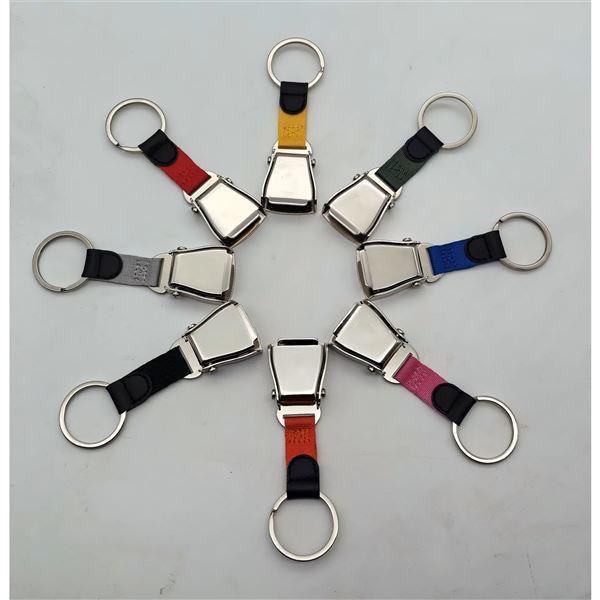 Klíčenka Spona od pásu černá