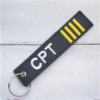 Key Ring "CPT” 4 Bar black Key Ring "CPT” 4 Bar black