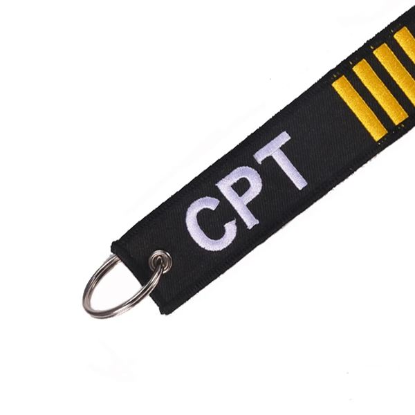 Key Ring "CPT” 4 Bar black