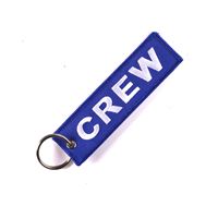 Key Ring “CREW” blue