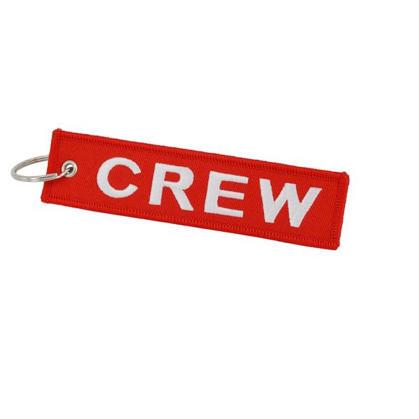 Key Ring “CREW” red