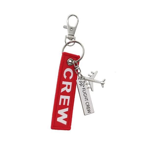Keyring CREW small red