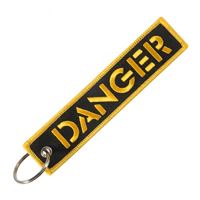 Klíčenka DANGER černá