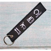 Key Ring EAT FLY SLEEP REPEAT Key Ring EAT FLY SLEEP REPEAT