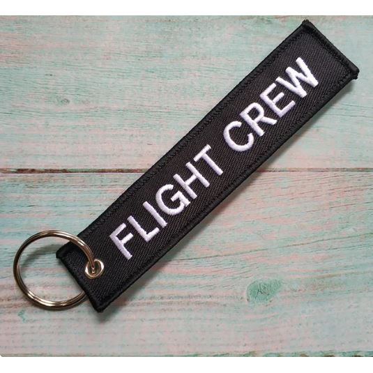 Key Ring “FLIGHT CREW” black