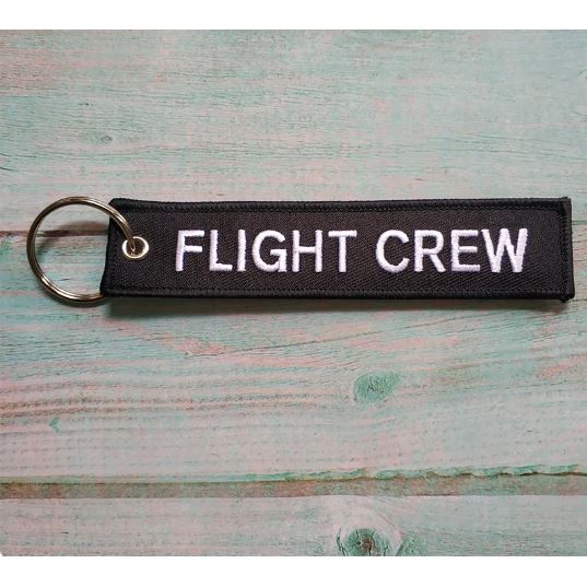 Key Ring “FLIGHT CREW” black