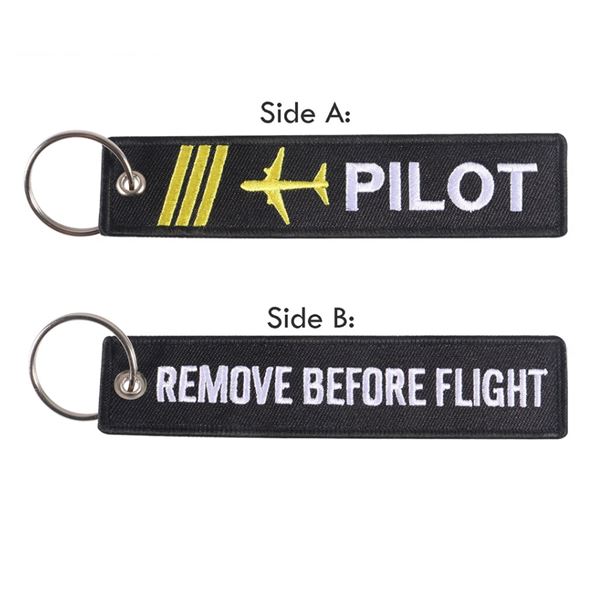 Key Ring PILOT / Remove Before Flight