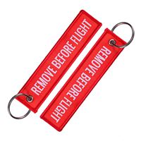 Key Ring “REMOVE BEFORE FLIGHT” red Key Ring “REMOVE BEFORE FLIGHT” red