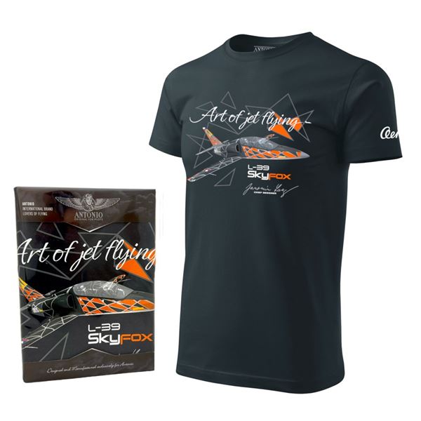 ANTONIO T-Shirt L-39 SKYFOX grey, M