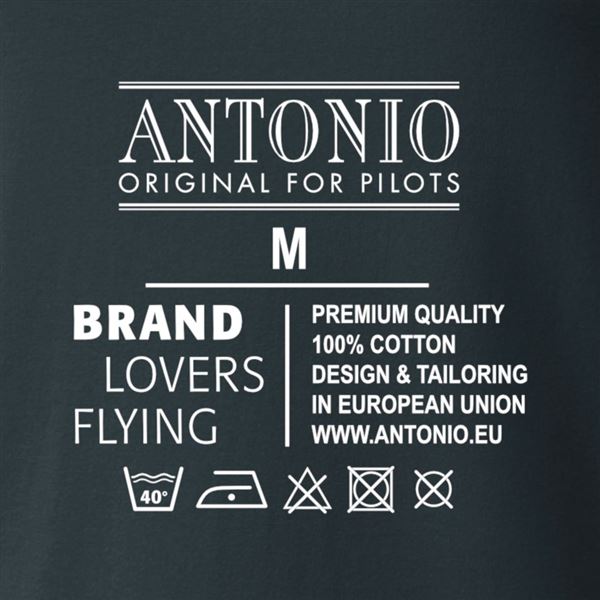 ANTONIO T-Shirt L-39 SKYFOX grey, M