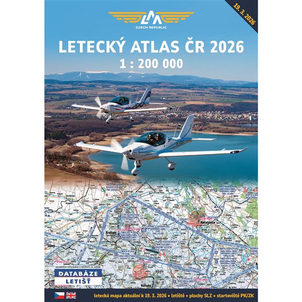 Letecký atlas ČR 2026 1:200 000