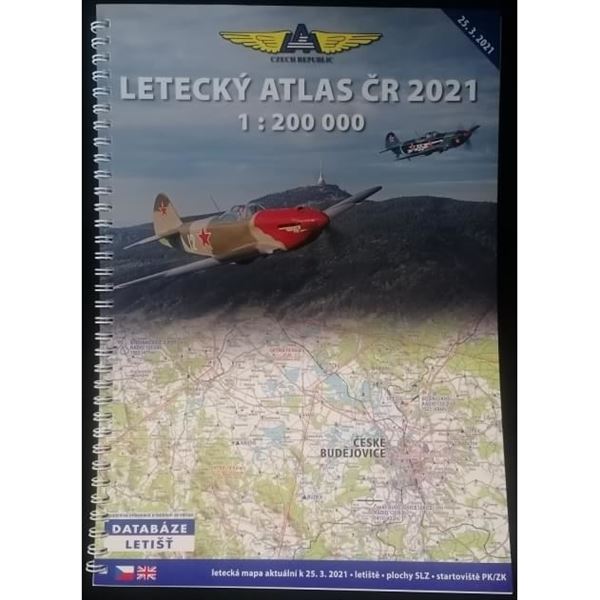 Letecký atlas ČR LAA 2021 1:200 000
