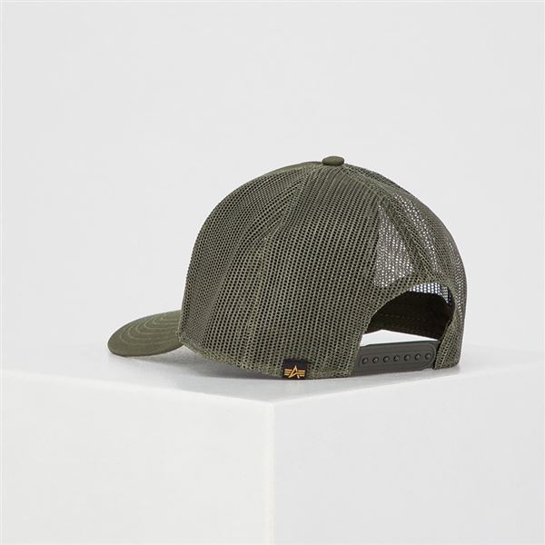 Alpha Industries Label Trucker Cap dark olive