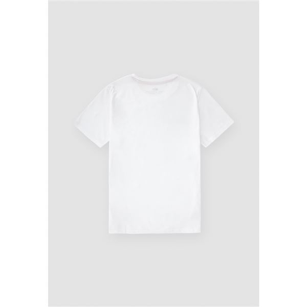 Alpha Industries Youth T-shirt Label white, 8y