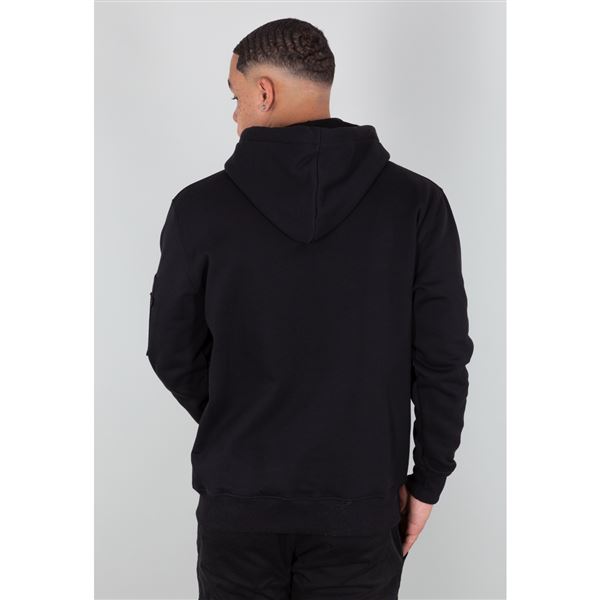 Alpha Industries Alpha Label Hoody black, M