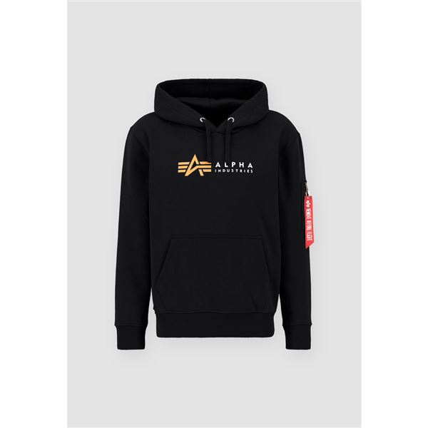Alpha Industries Alpha Label Hoody black, M