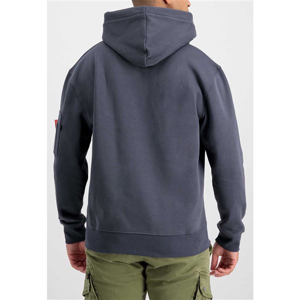 Alpha Industries Alpha Label Hoody greyblack, L