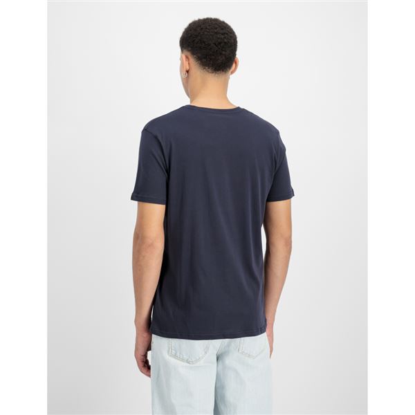 Alpha Industries Tričko Label modré, XXL
