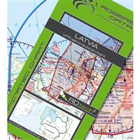 Latvia VFR ICAO Chart 2025