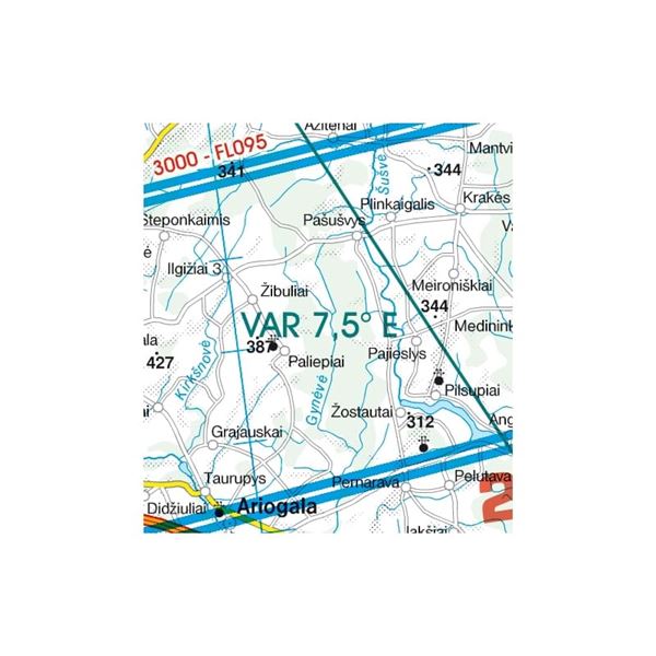 Latvia VFR ICAO Chart 2024