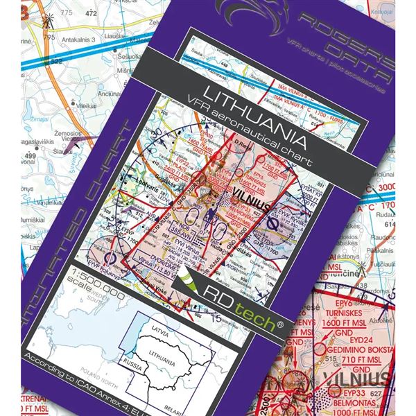 Lithuania VFR ICAO Chart 2025