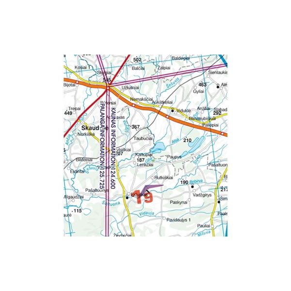 Lithuania VFR ICAO Chart 2025