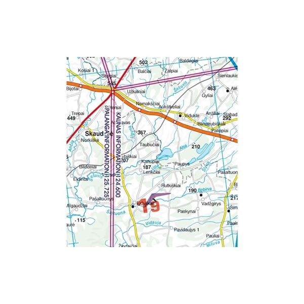 Lithuania VFR ICAO Chart 2024