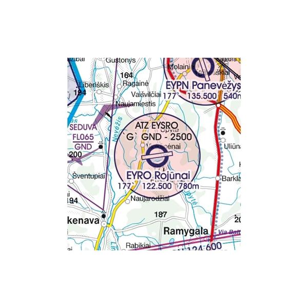 Lithuania VFR ICAO Chart 2024