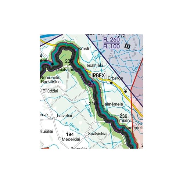 Lithuania VFR ICAO Chart 2025