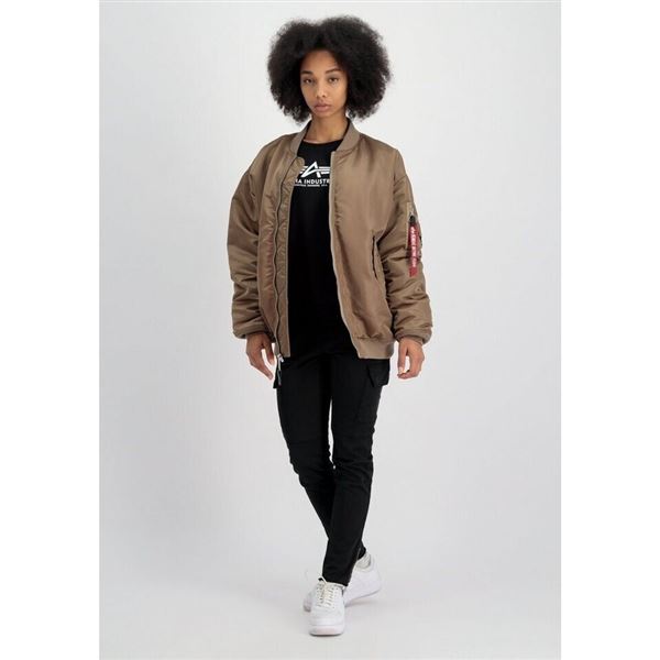 Alpha Industries Dámská bunda MA-1 Core hnědá, M/L