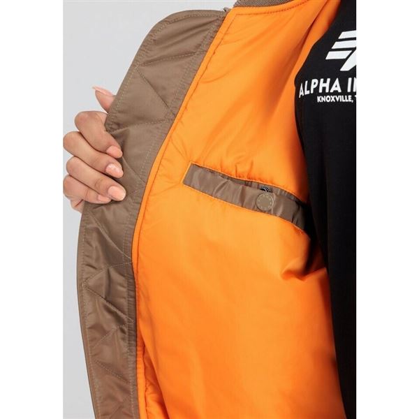 Alpha Industries Dámská bunda MA-1 Core hnědá, M/L