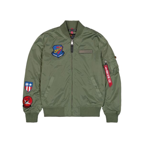 Alpha Industries Bunda MA-1 Flying Tigers zelená, L