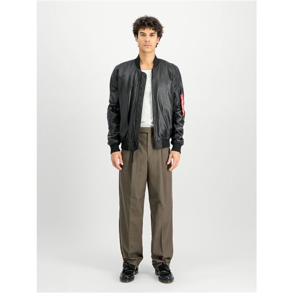 Alpha Industries Kožená bunda MA-1 černá, XXL